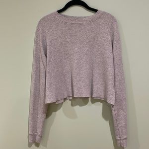 John galt cut off boyfriend waffle long sleeve